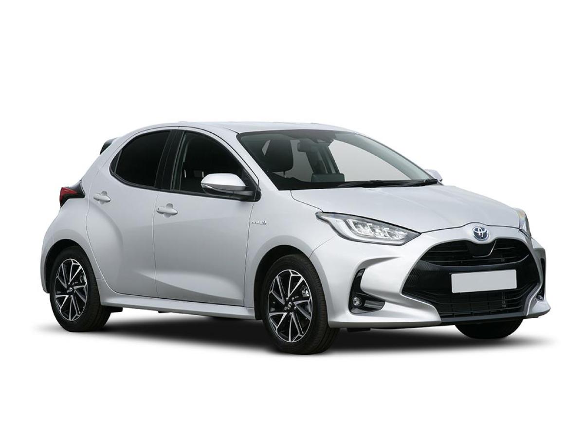 Toyota Yaris Hybrid 2020 белая